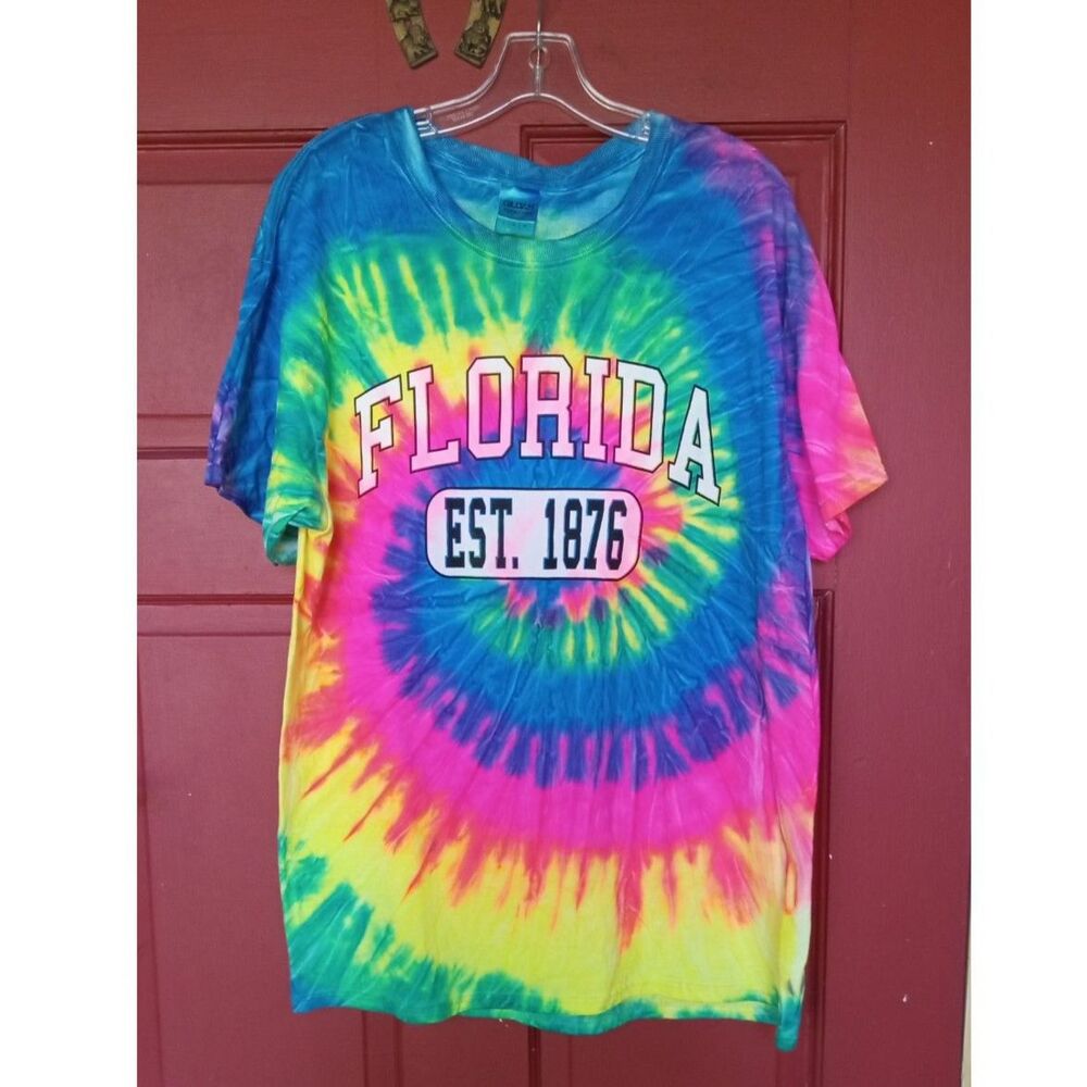 Florida Tie-dye T-Shirt Men's sz. L